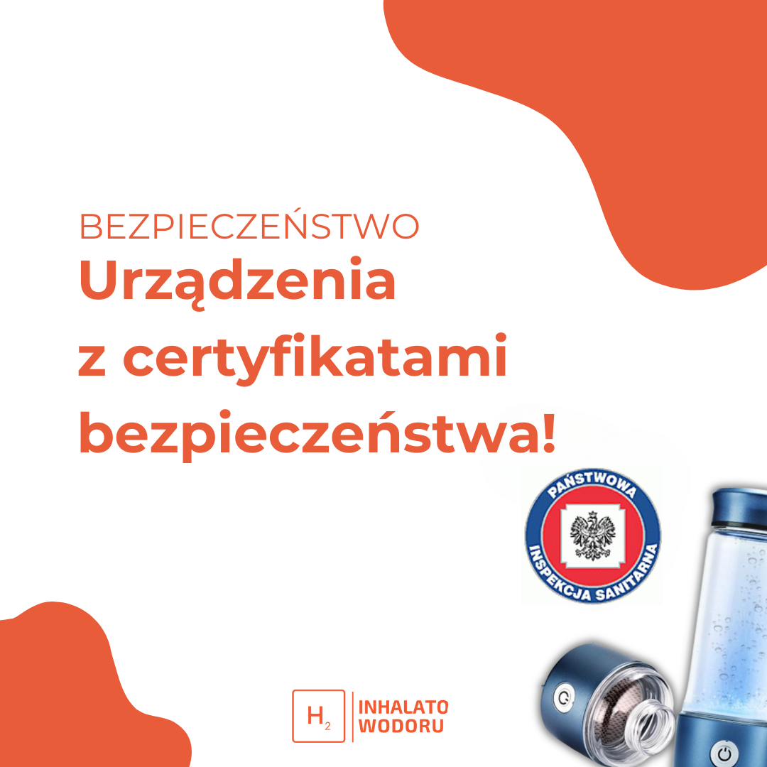Urządzenia z certyfikatami bezpieczeństwa!